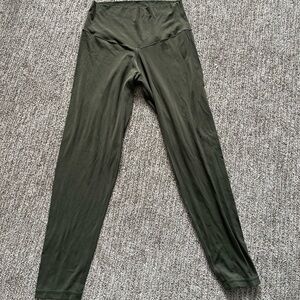 AERIE GREEN LEGGINGS - Size L